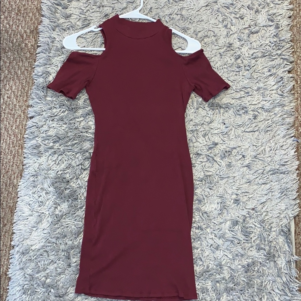 Cute Maroon Dress